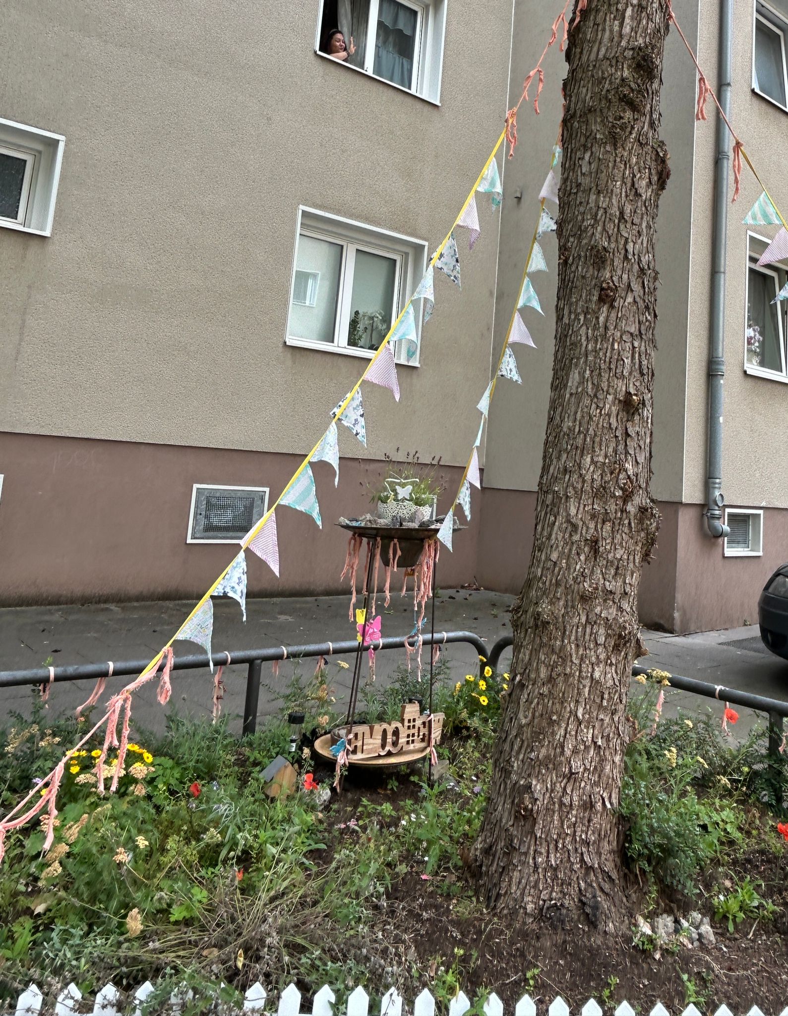 Juli 2025: Straßenbeet mit Beetpatenschaft