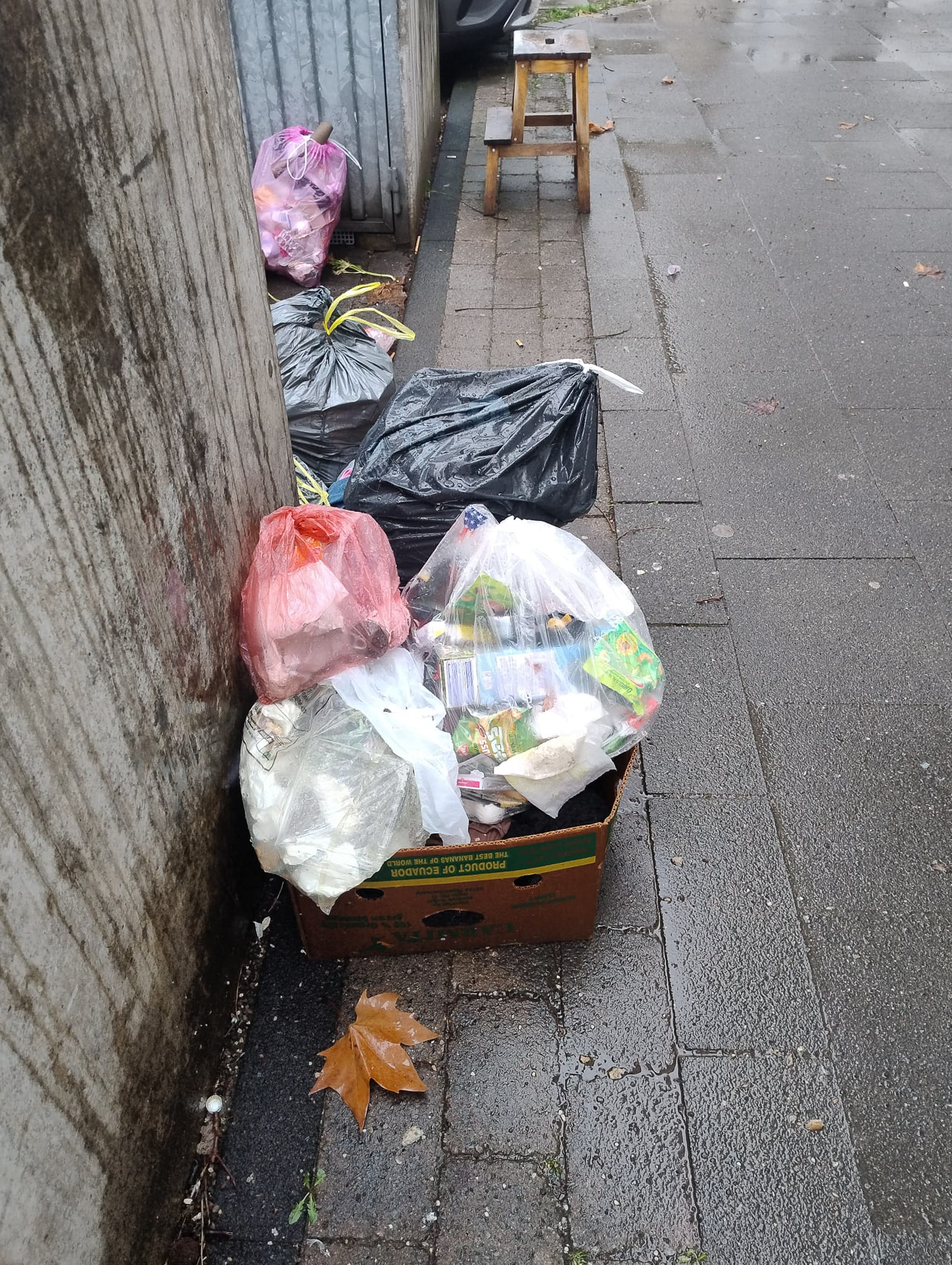 Februar 2026: Wilder Müll am Müllplatz Steubenstraße
