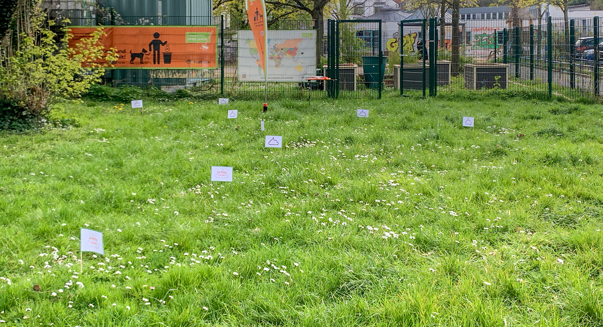 Hundekotaktion im Genovevahof wird fortgesetzt