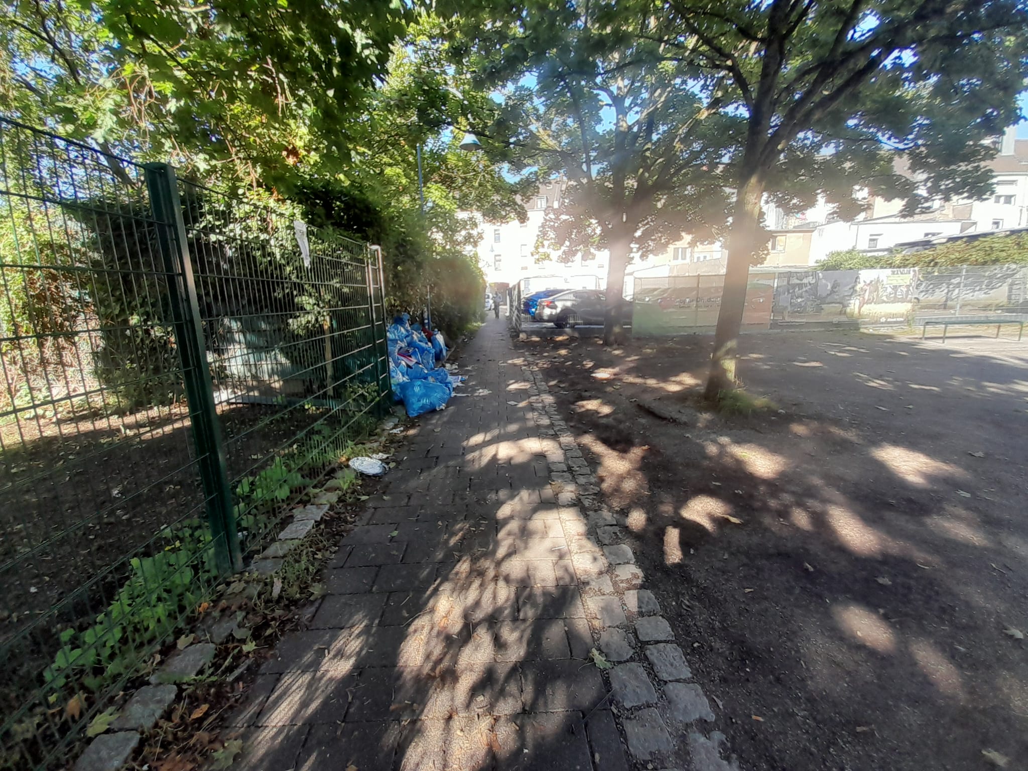 August 2025: Durchgang vom Genovevahof in Richtung Keupstraße