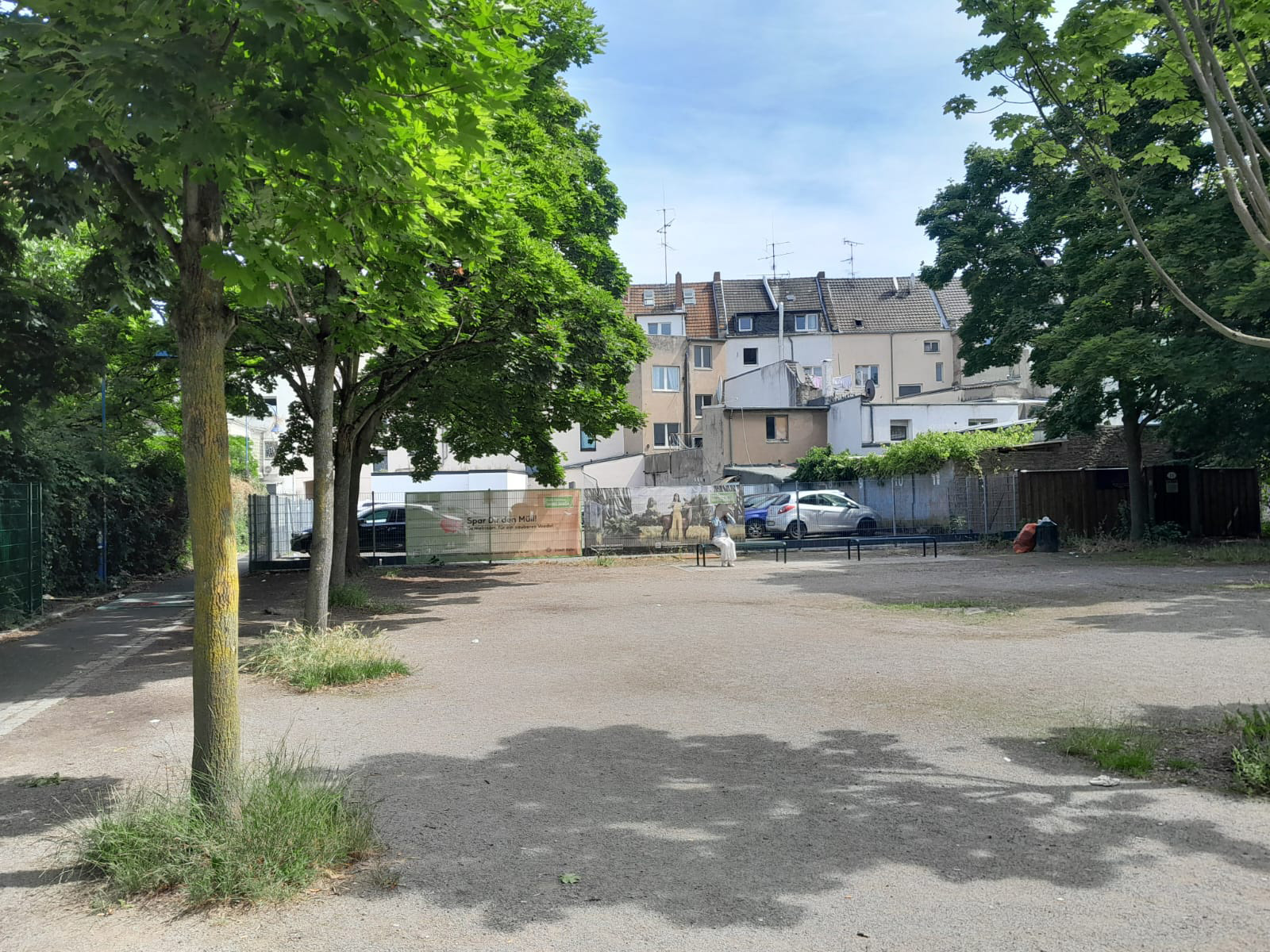 Juni 2025: Blick auf den Genovevahof