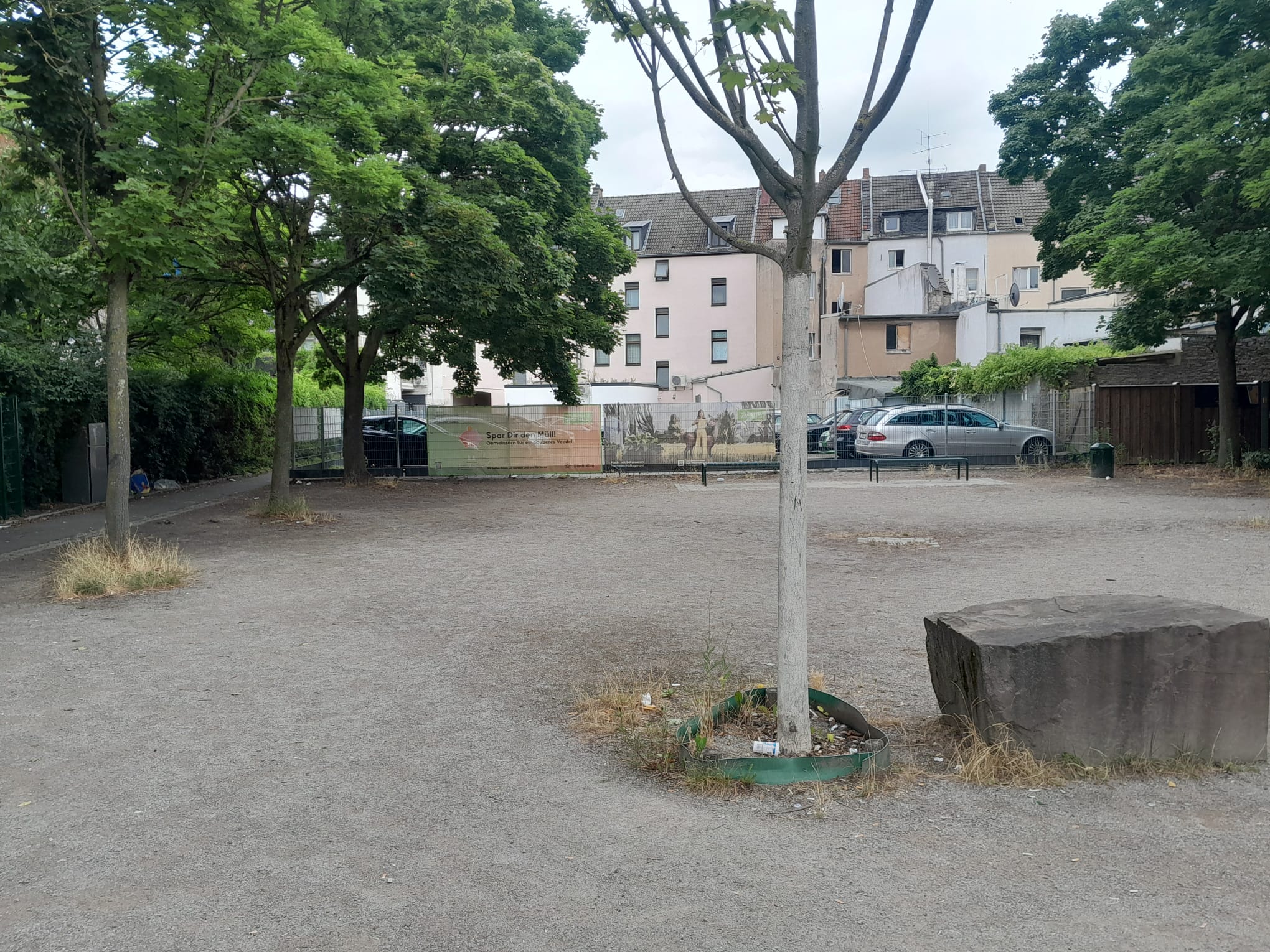 Juli 2025: Blick auf den Genovevahof