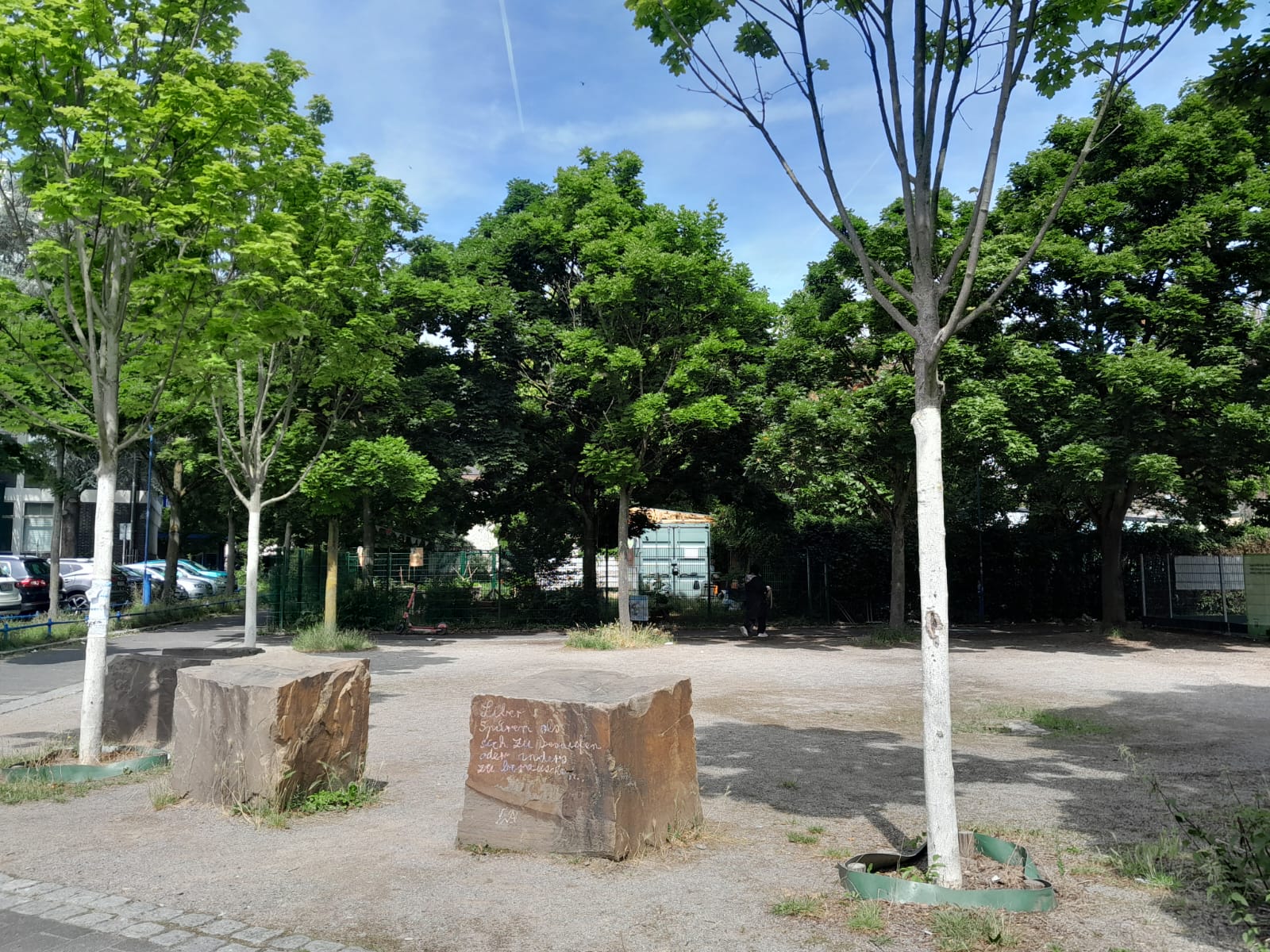 Juni 2025: Blick auf den Genovevahof