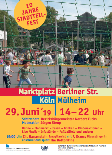 Wir freuen uns auf das Nachbarschaftsfest Mülheim-Nord