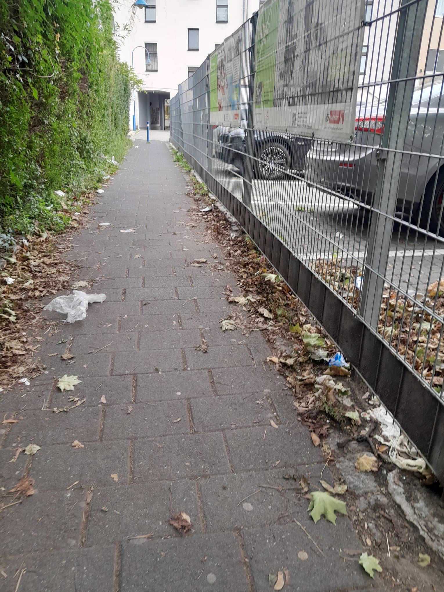 September 2025: Durchgang vom Genovevahof in Richtung Keupstraße