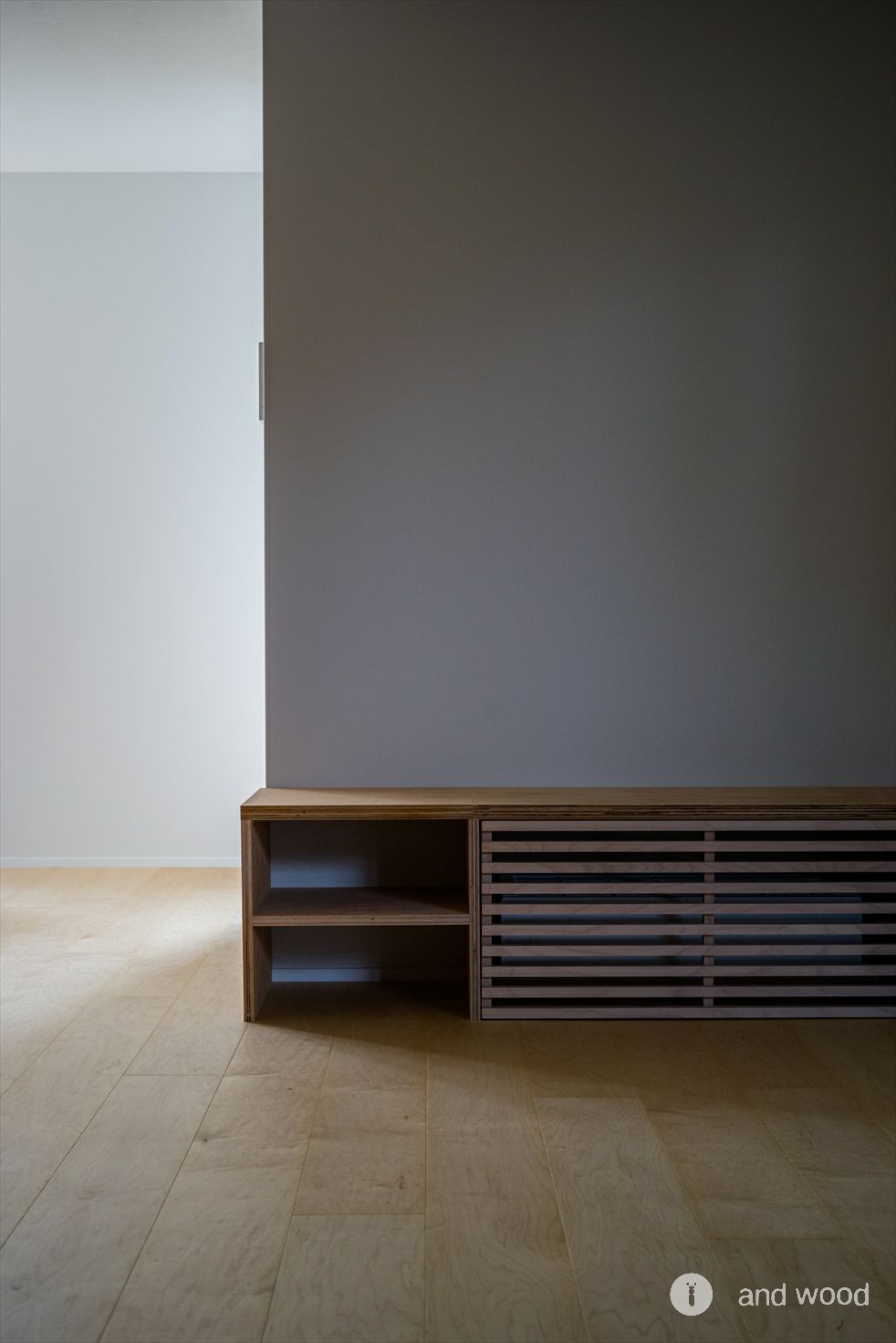 メープル プライウッド 和モダン フローリング 幅広 施工例 新築戸建 アンドウッド andwood 4
