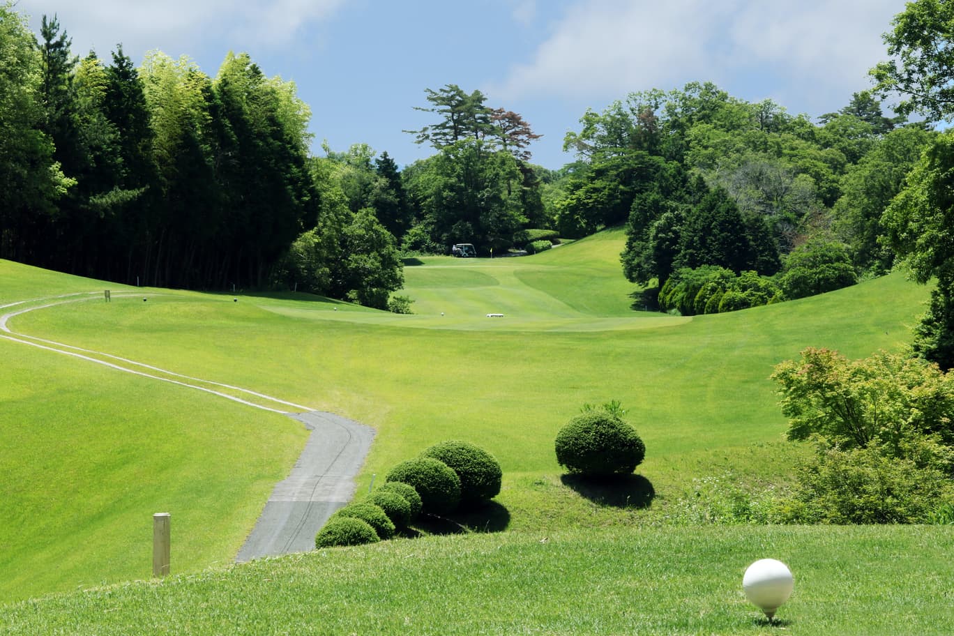 Hole2 Par4　Tee Shot