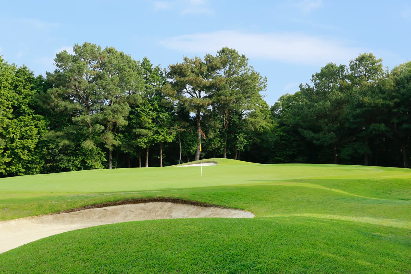 Hole1 Par4　Green