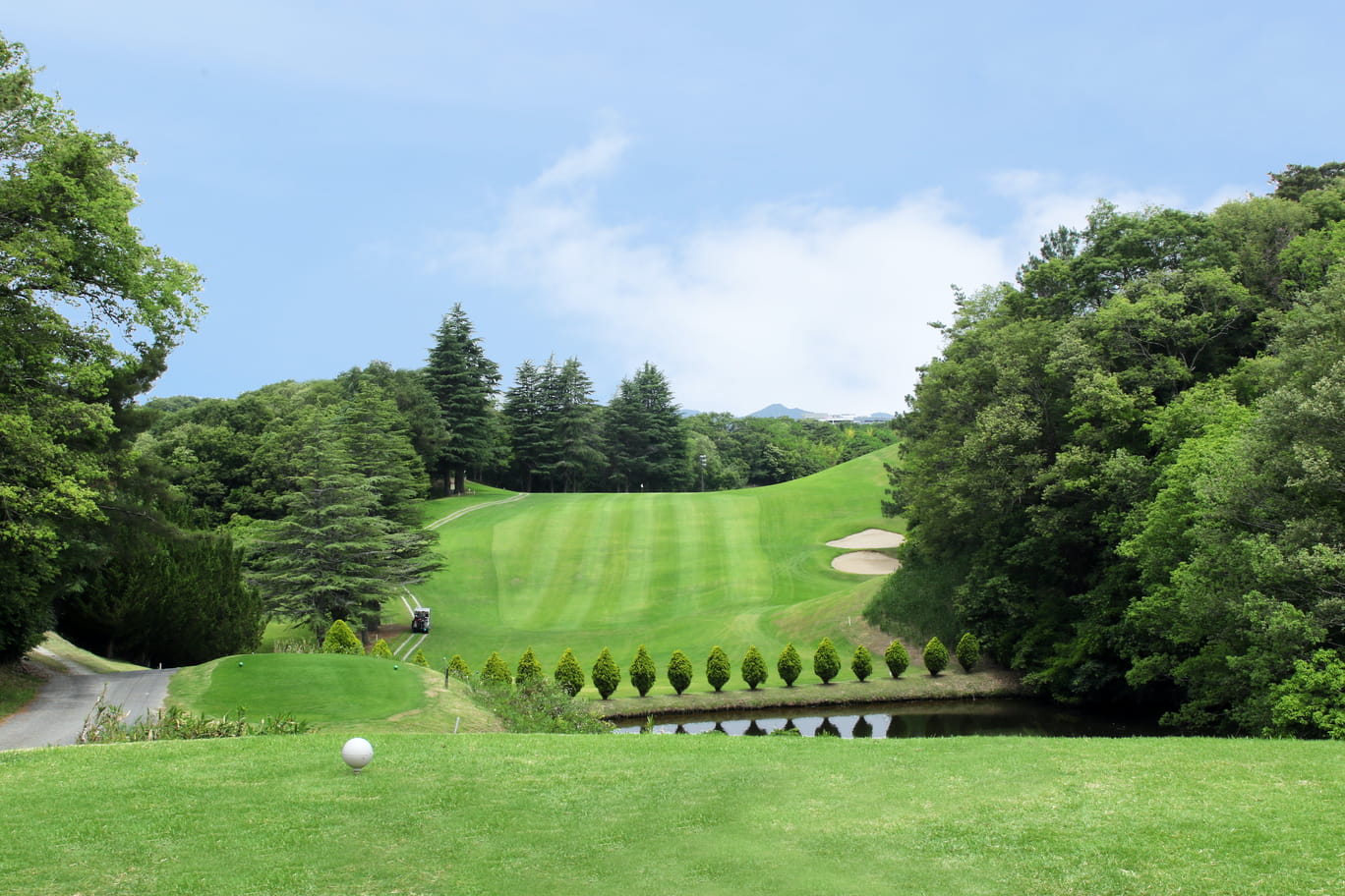 Hole9 Par5　Tee Shot