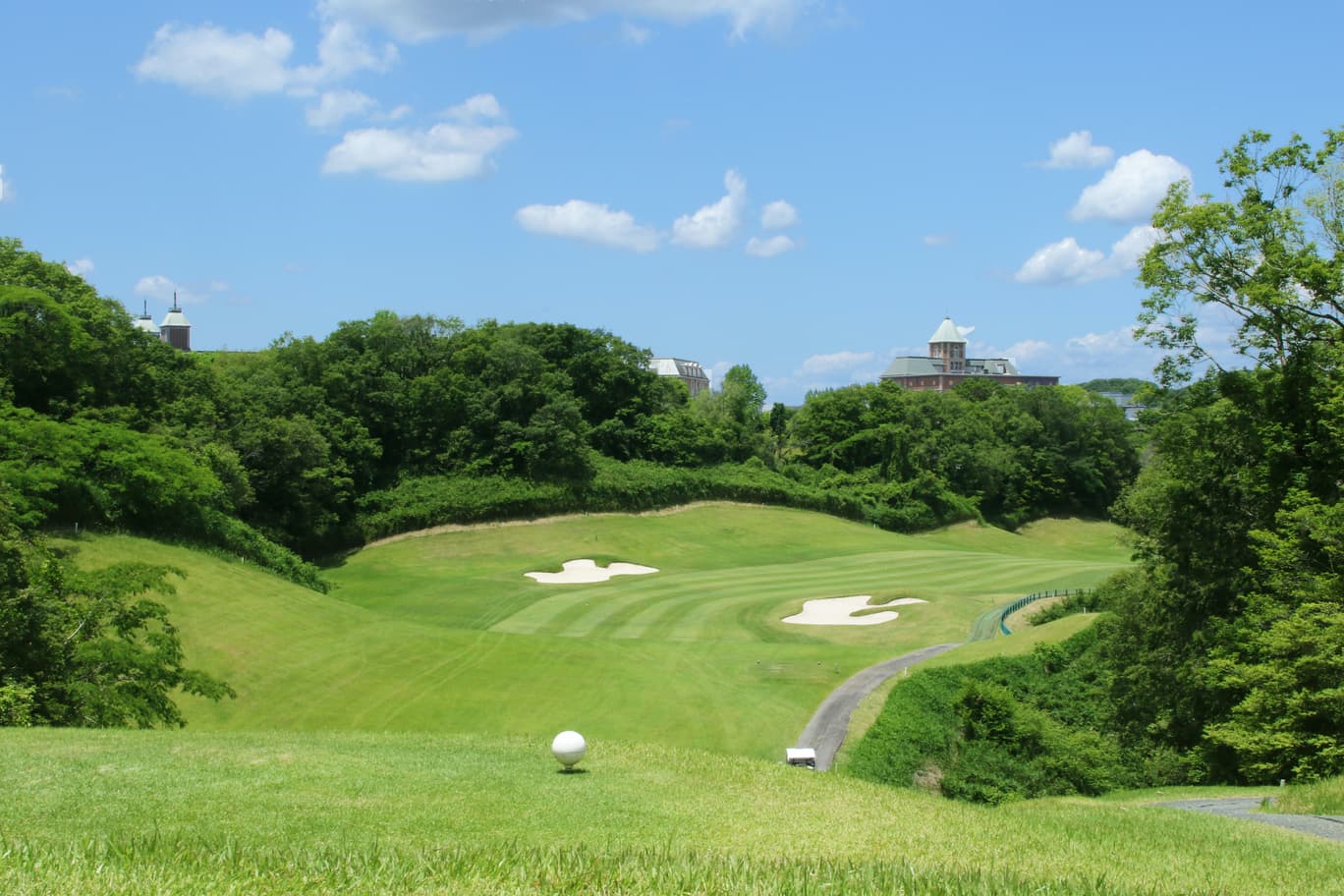 Hole4 Par4　Tee Shot