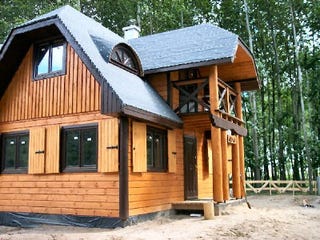 Individuelles Wohnhaus in echter Blockbauweise - Massivholzhaus - Blockbohlenhaus - Sachsen Anhalt - Magdeburg