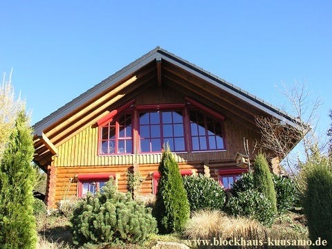 Winterfestes Ferienhaus und Zweitwohnsitz in massiver Blockbauweise - Hessen - Holzhaus - Blockhaus - Wohnblockhaus - Schleswig Holstein