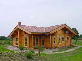  Blockhaus bauen - Wohlfühlhaus - Ebenerdiges Holzhaus - Bayern - Massivholzhaus - Aschaffenburg  