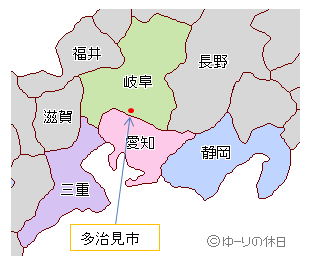 多治見市はここ！岐阜県でも最南端の多治見は名古屋に近くて交通の便も良し☆