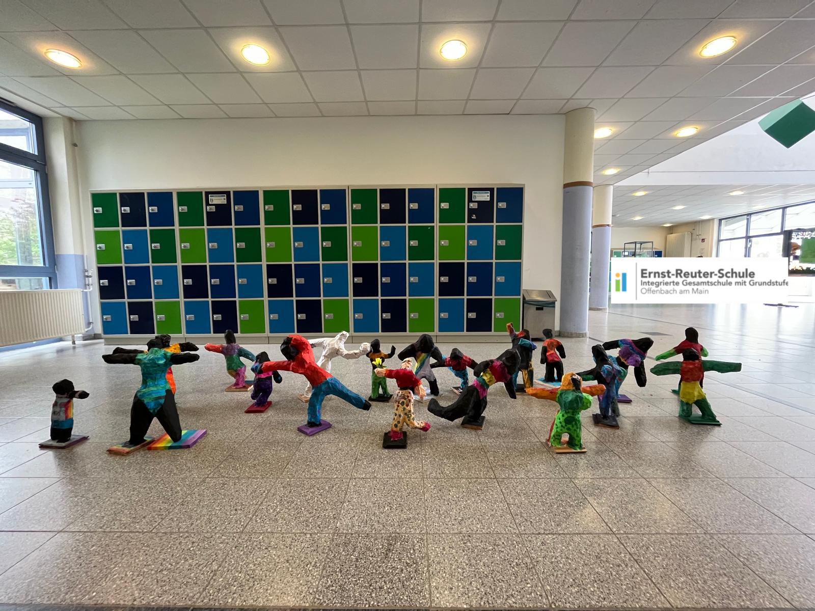 Kreative Kunstwerke der Klasse 4a