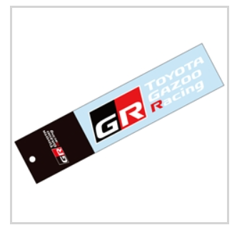 TOYOTA GAZOO Racing sticker  (GR17A029,white)