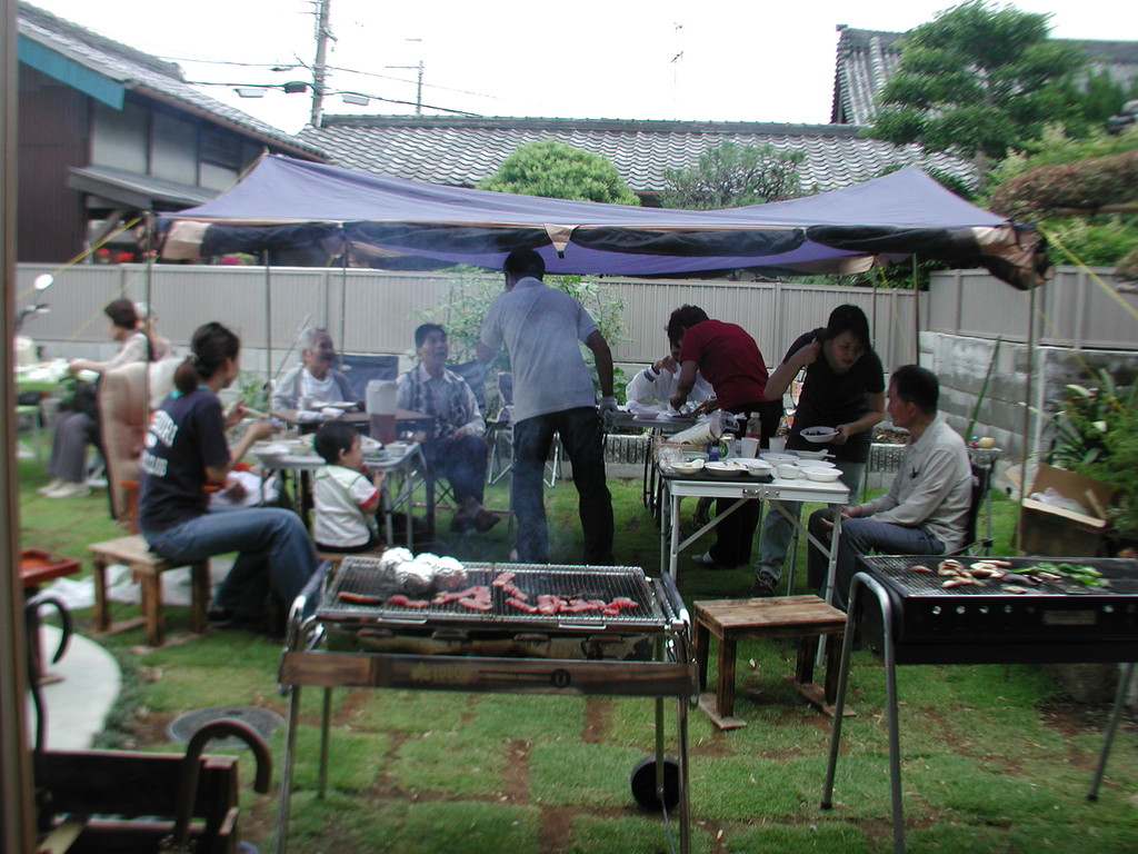 恒例のBBQ(村野)