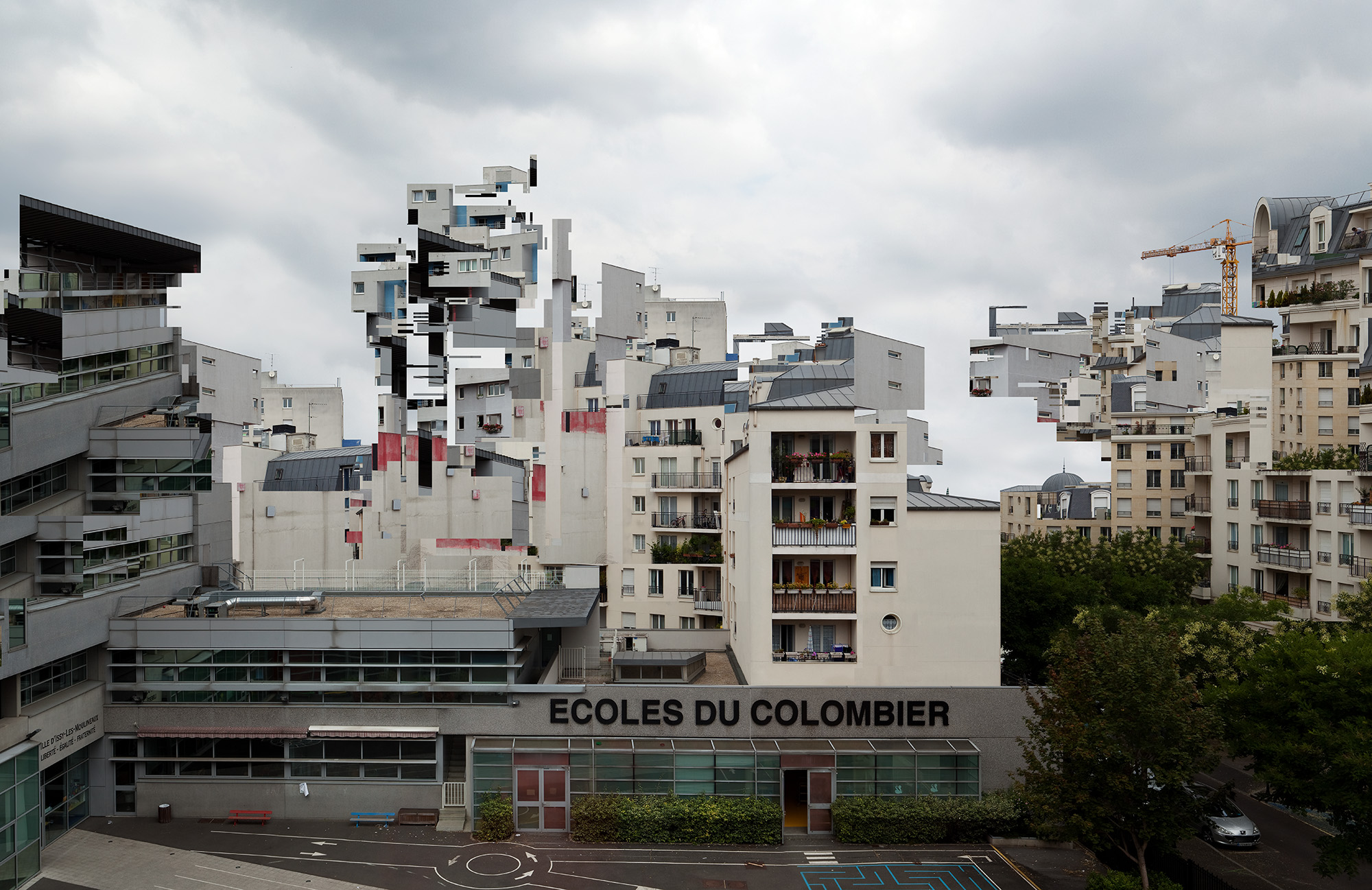 Ecoles du Colombier (Anarchitecture from WYSI*not*WYG project by Olivier Ratsi)