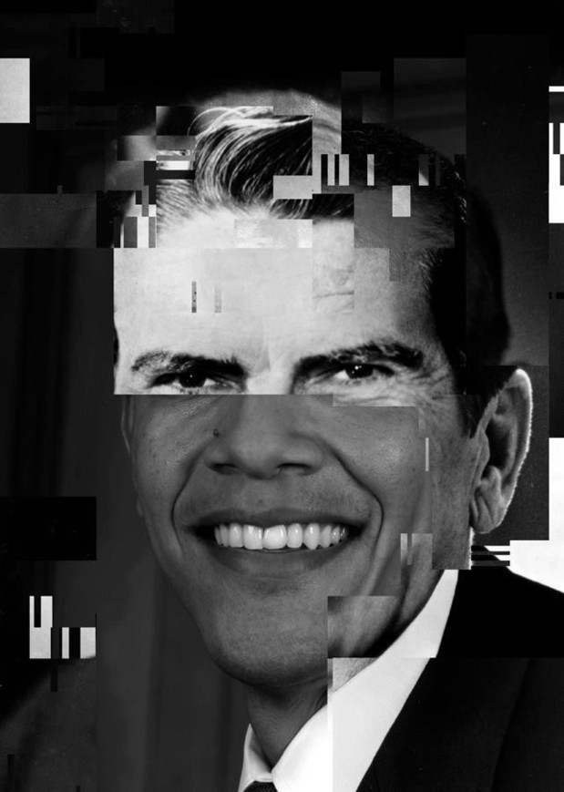 Once Upon a Time the Presidents #4 (Deconstruction Time, Again project by Olivier Ratsi) - with Ronald Reagan, Richard Nixon and Barak Obama