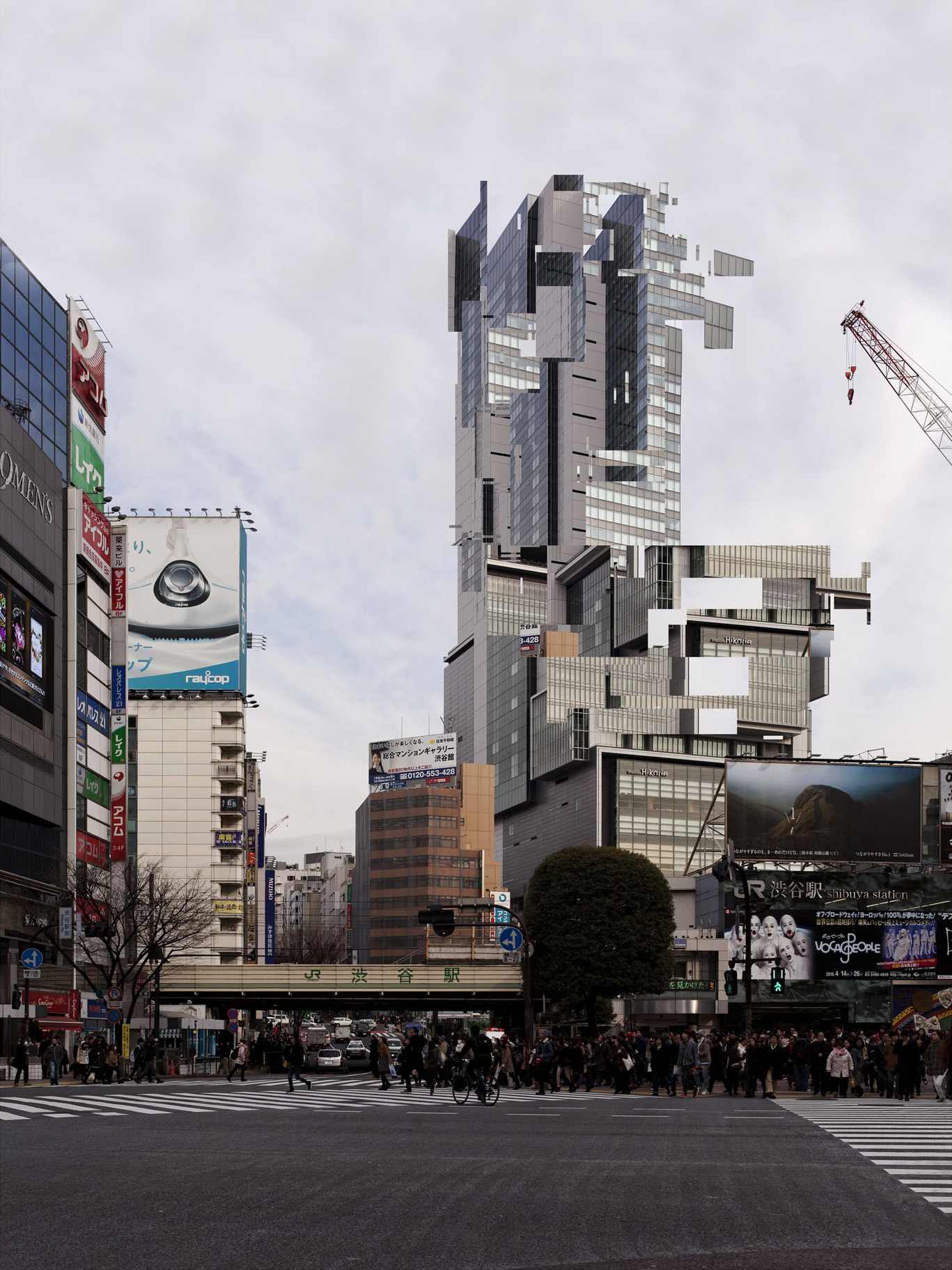 Anarchitecture in Tokyo (from WYSI*not*WYG project by Olivier Ratsi)