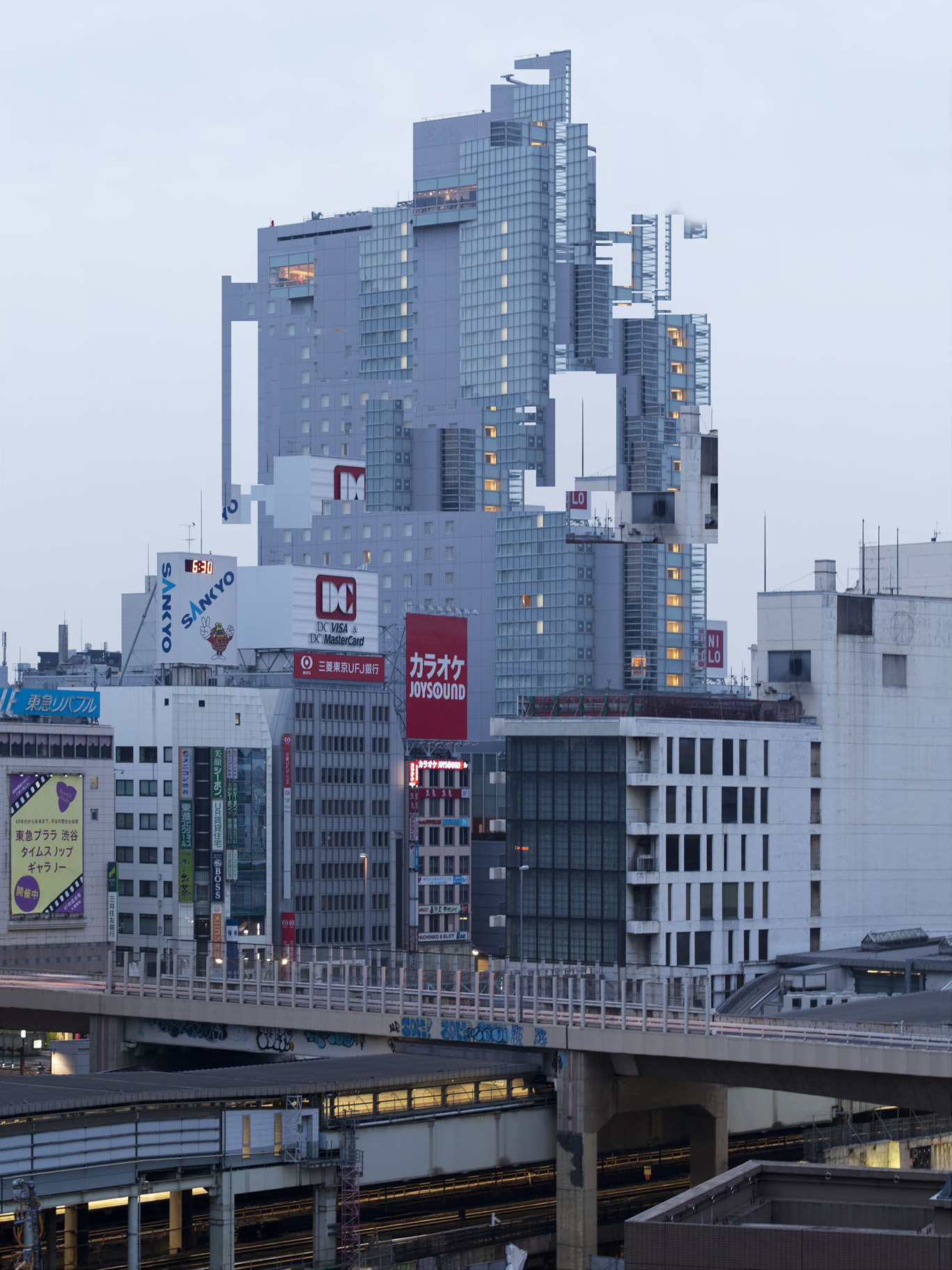 Anarchitecture in Tokyo (from WYSI*not*WYG project by Olivier Ratsi)