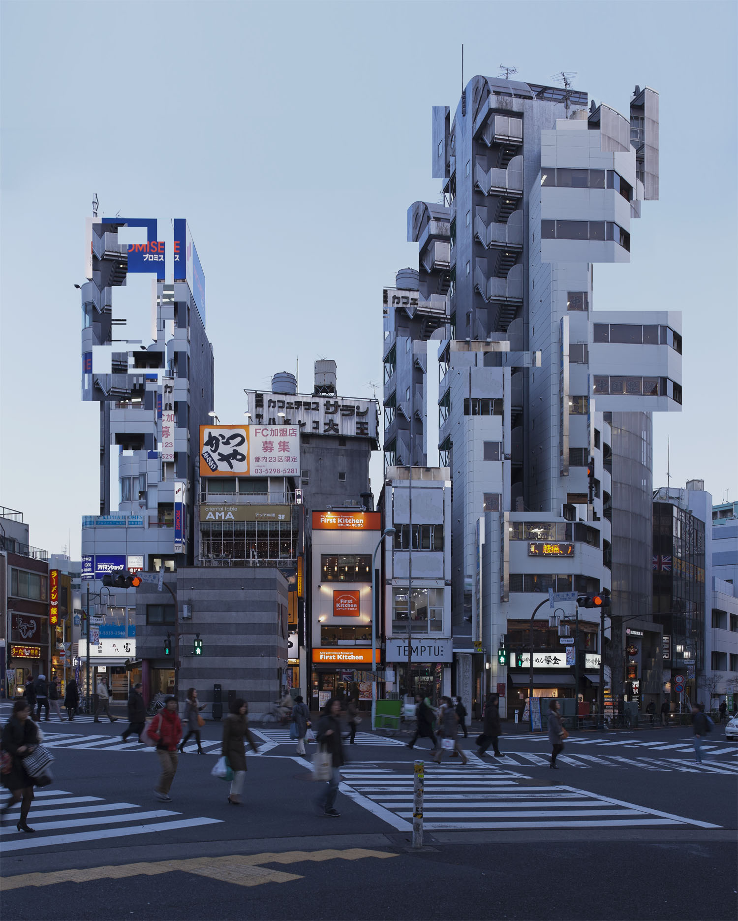 Anarchitecture in Tokyo (from WYSI*not*WYG project by Olivier Ratsi)