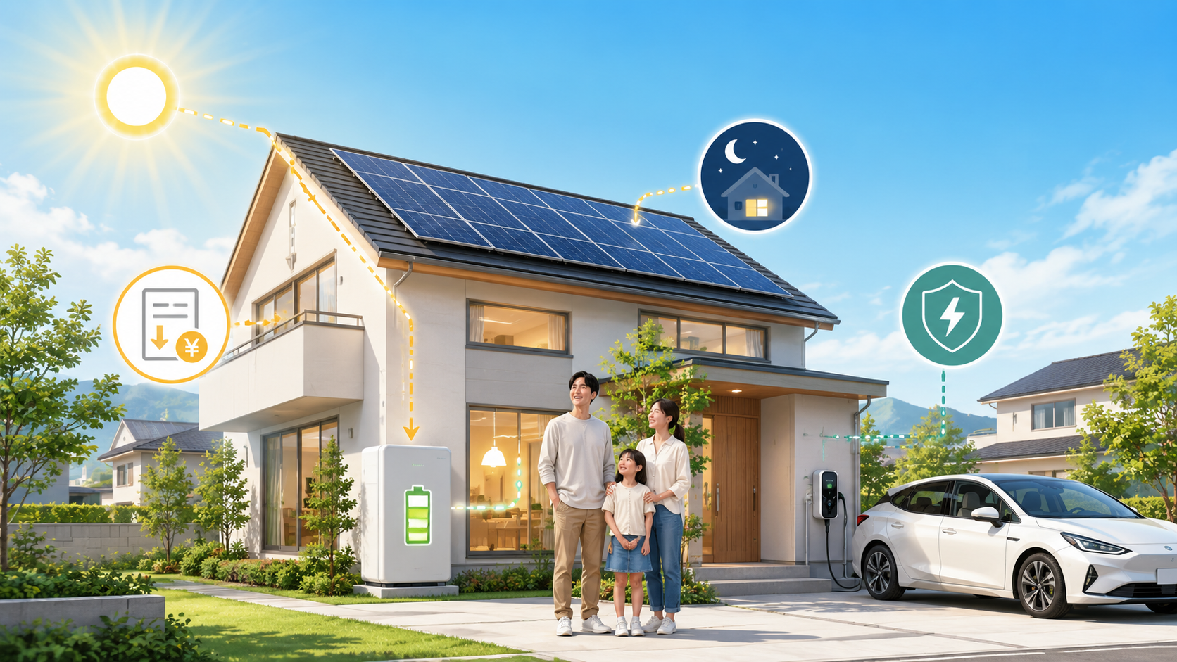 太陽光発電で電気代はここまで変わる？蓄電池EP CUBEが生み出す経済メリットを徹底解説