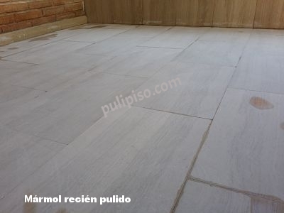 Mármol recién pulido