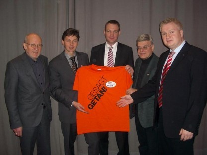 v.l.n.r.: Klaus Plonka, Harald Lenßen, Philipp Kraft, Klaus Franzen, Markus Nacke