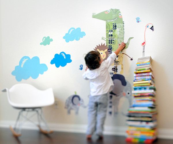 2 how tall am i height chart leafy dreams nursery decals removable