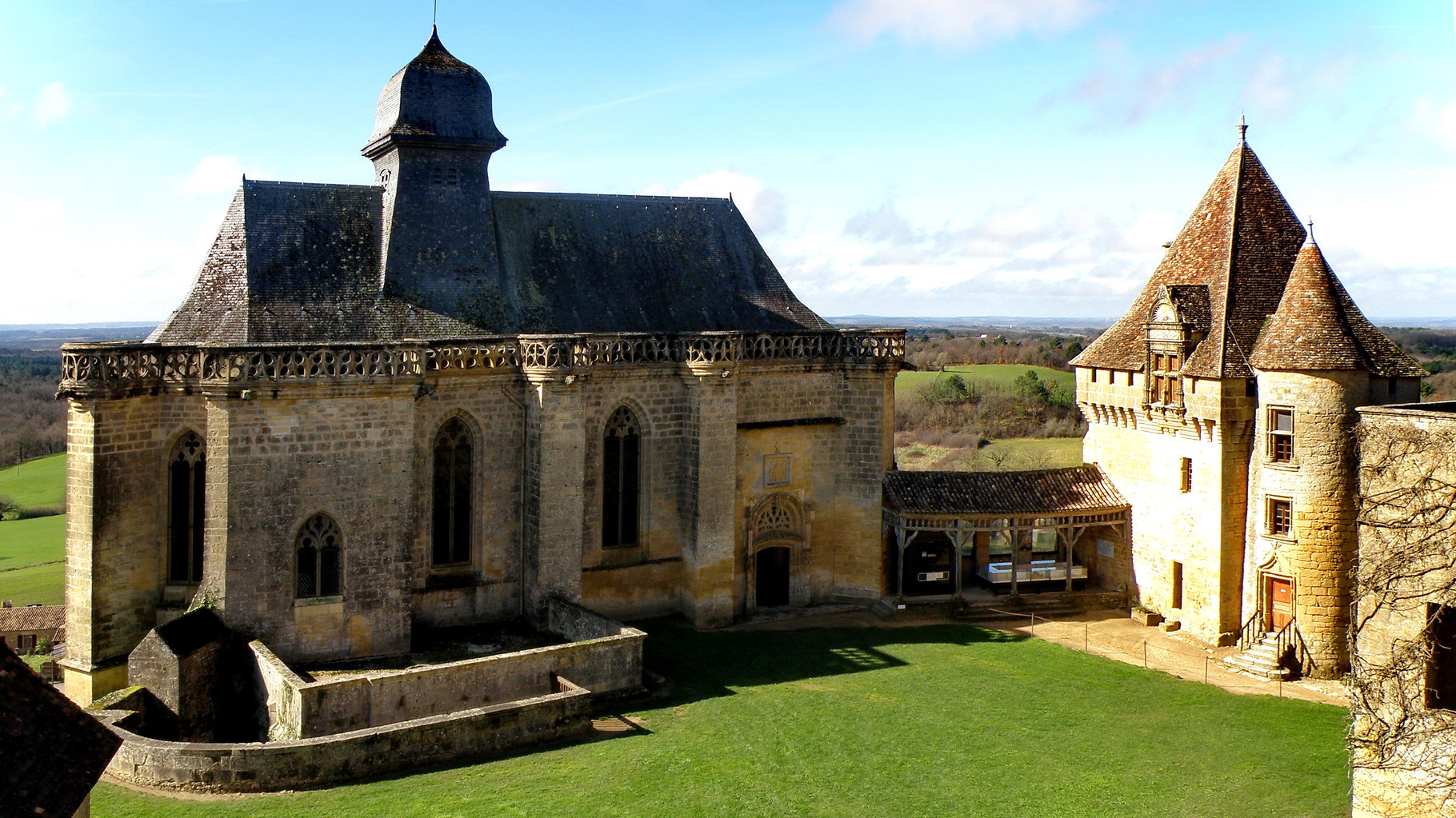 Château de Biron - la chapelle