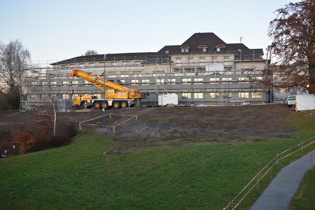 Fotodokumentation Aufbau Provisorium Süd