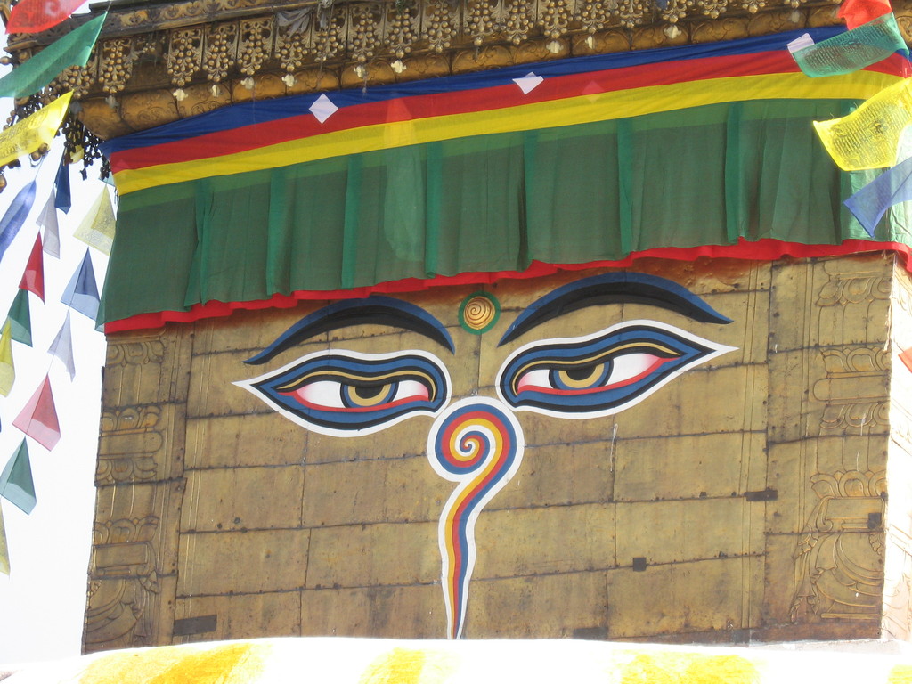 Les yeux de Bouddha