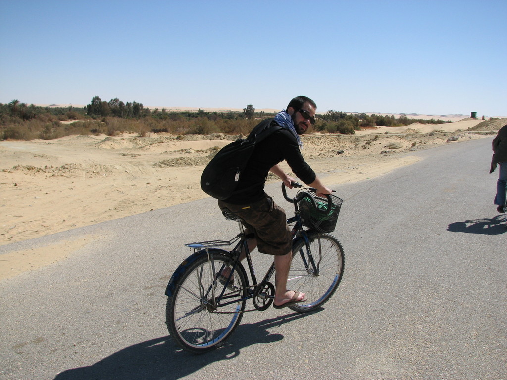 Vélo à l'oasis de Siouah