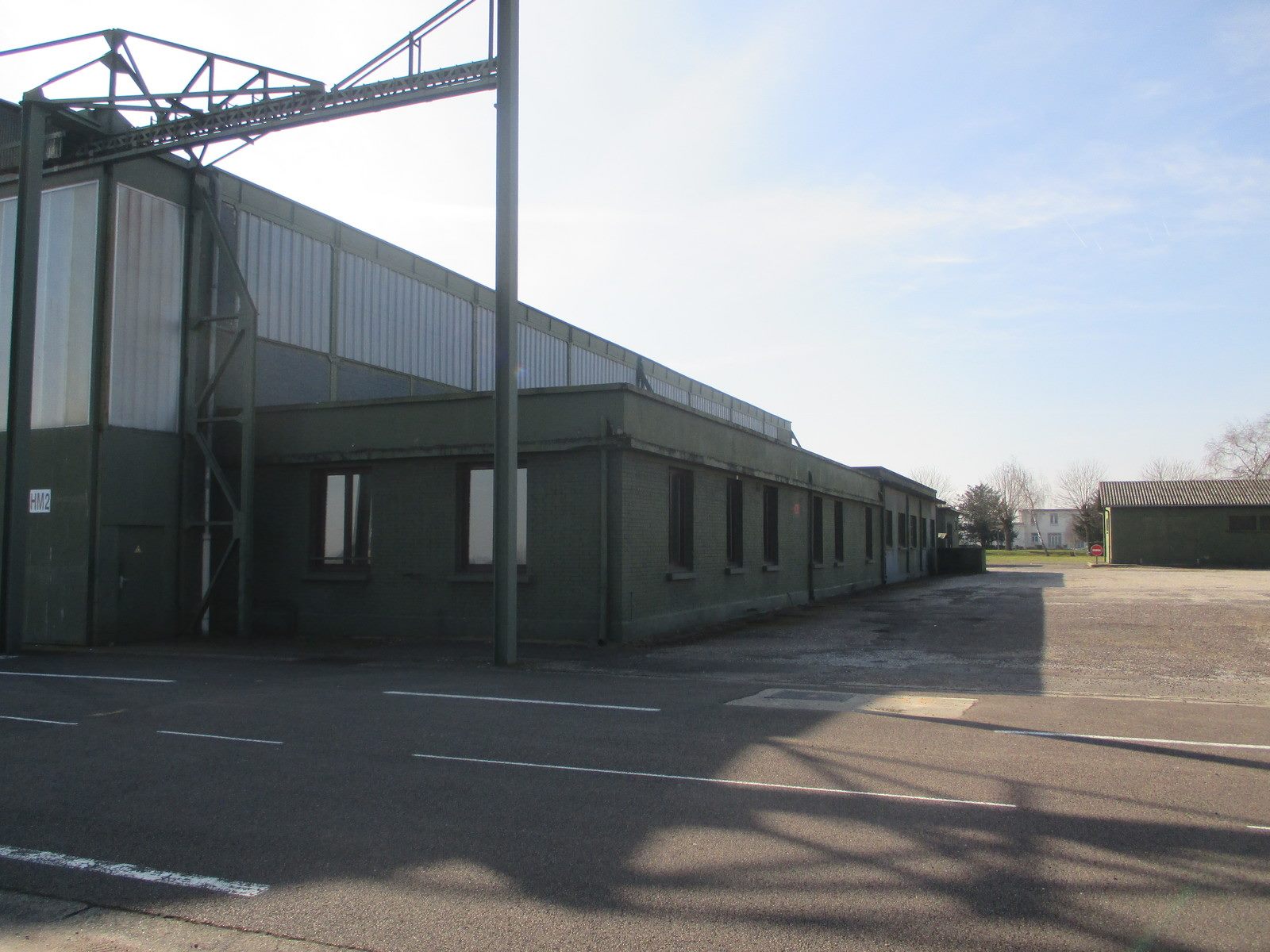 Un hangar de maintenance
