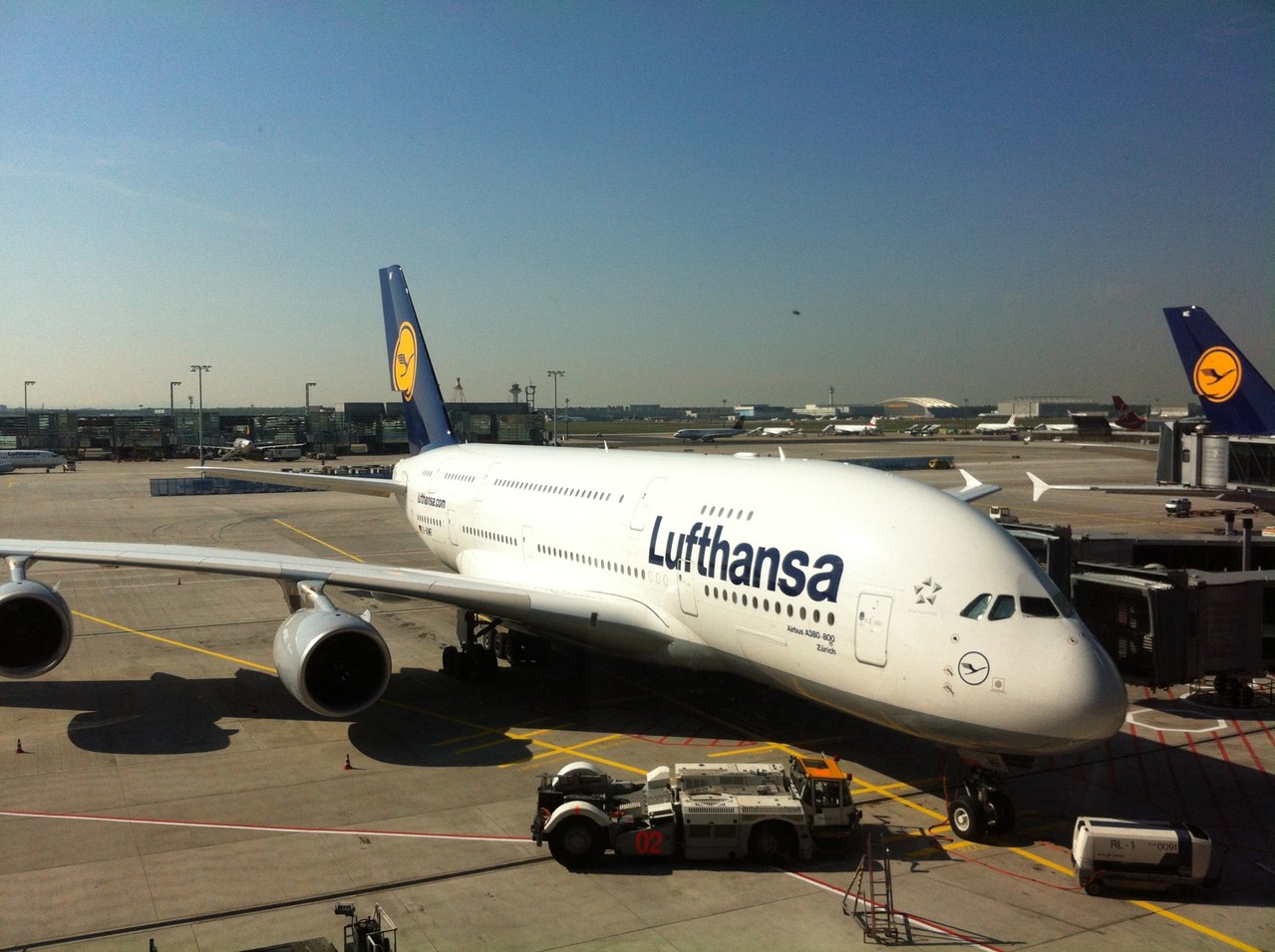 Flug mit einem A380-800 von Frankfurt nach Houston: Beeindruckendes Flugzeug, sehr komfortabel und leise – und täglich bis auf den letzten Platz ausgebucht