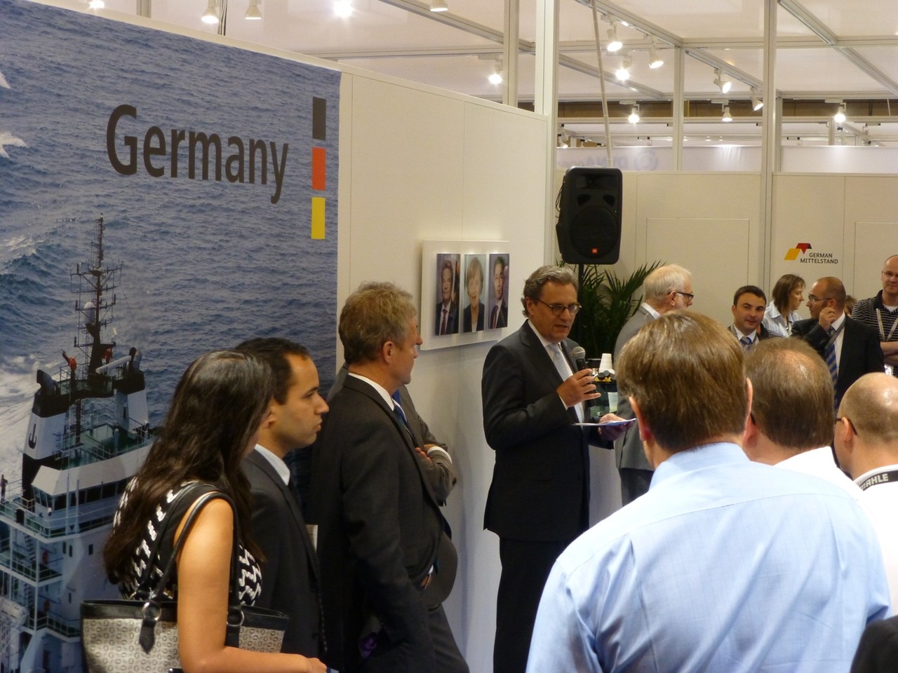 Rede auf dem Empfang am BMWi-geförderten deutschen Gemeinschaftsstand auf der OTC 2013 in Houston/Texas