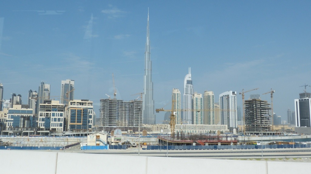 Die Skyline von Dubai