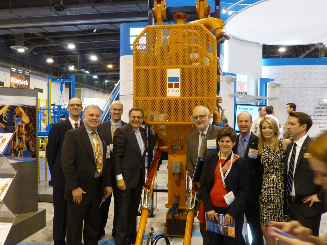 Besuch bei tesco auf der OTC 2013 in Houston/Texas