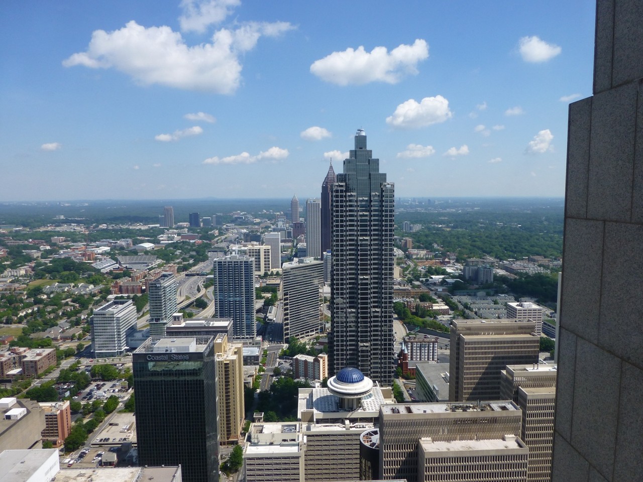 Blick über Atlanta aus Commerce Club