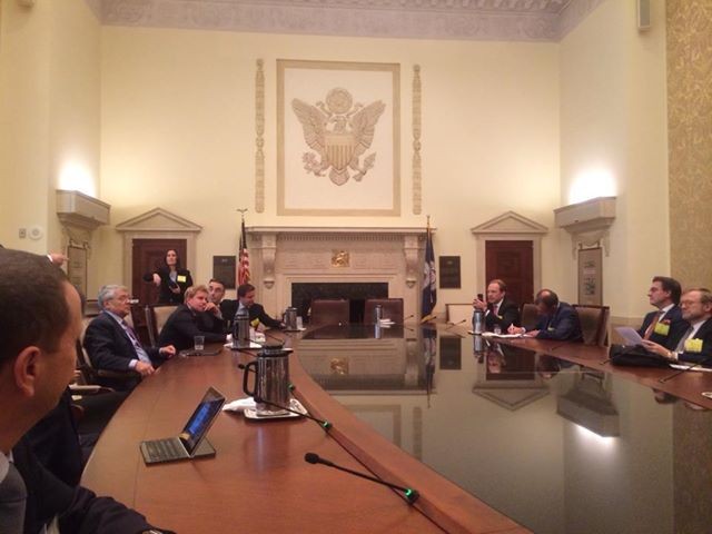 Board Room der Federal Reserve Bank in Washington