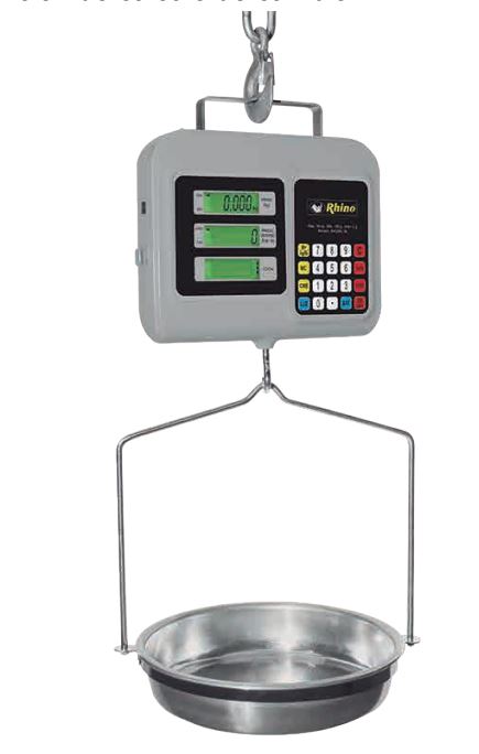 BASCULA ELECTRONICA DE COLGAR CON CHAROLA DE 30Kg. / 5g.