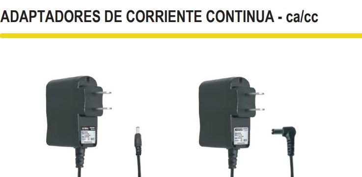 ADAPTADOR DE CORRIENTE CONTINUA DE 4V, 6V, 9V, Y 12V