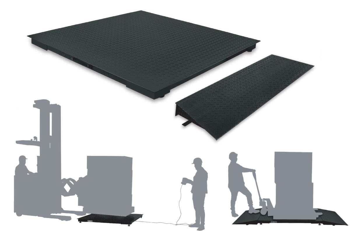 RAMPA DE BAJO PERFIL RECARGABLE DE 1000 A 3000Kg. / 1Kg.