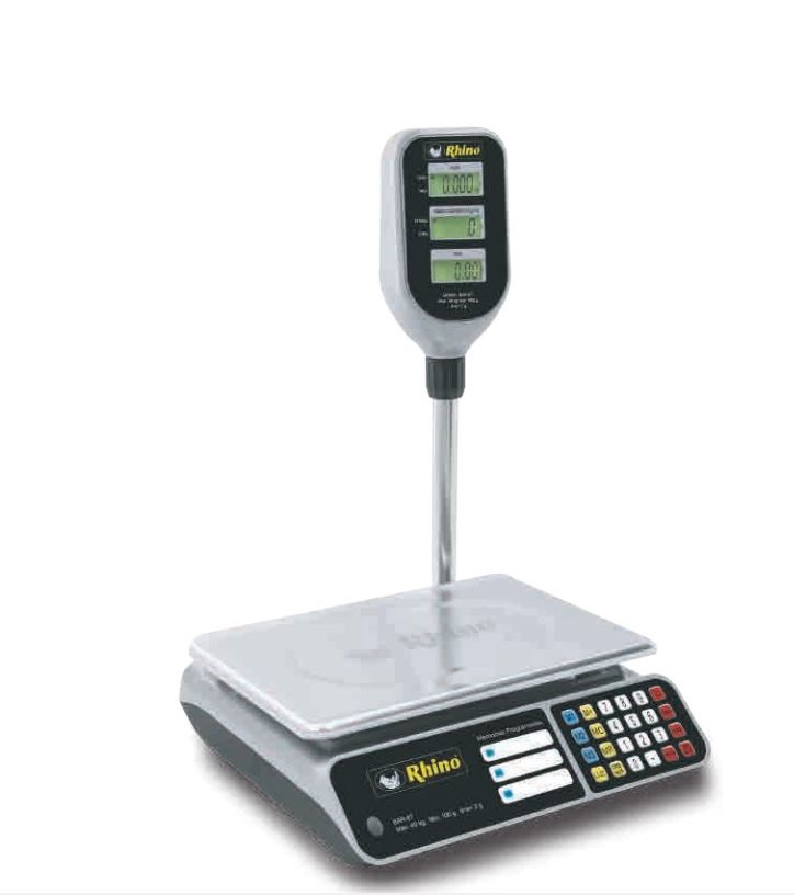 BASCULA DE TORRETA MULTIFUNCIONAL RECARGABLE DE 40Kg / 2g.