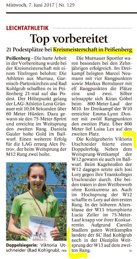 GAP Tagblatt vom 07.06.2017