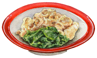 豚肉とわかめの味噌煮