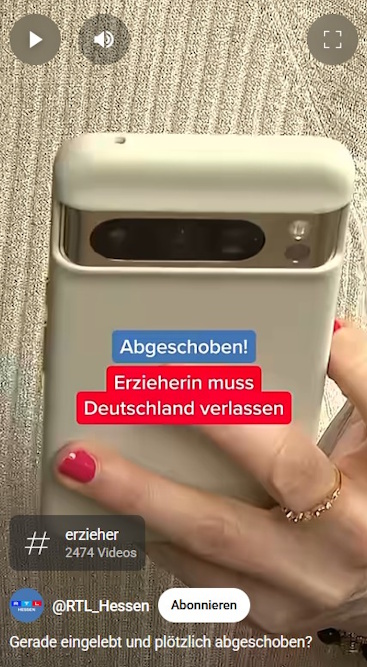 AMIRA nun auch Thema im TV