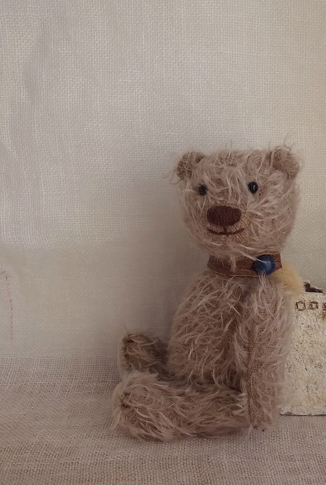 シュルテ社　ブチ　ゴールデンブラウン　ストレート　 モヘア 1/8 088 - Fairy Saddle フェアリーサドル