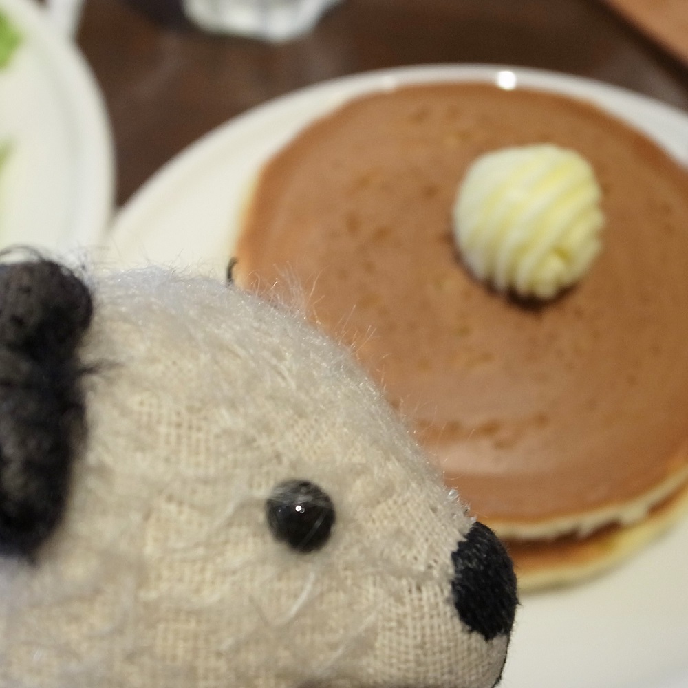 おいしいホットケーキのお店へ